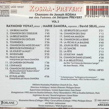 Scene Notebooks - Patricia Kaas - CD