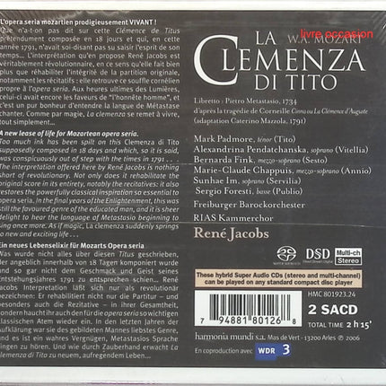 La Clemenza Di Tito - Mozart Wolfgang Amad - CD