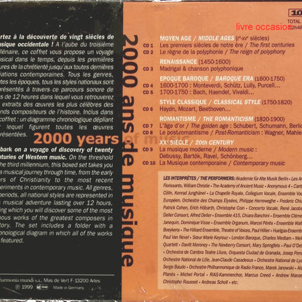 2000 ans de Musique - Artistes divers - CD