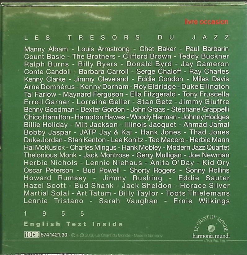 Trésors du Jazz 1955 - Artistes divers - CD