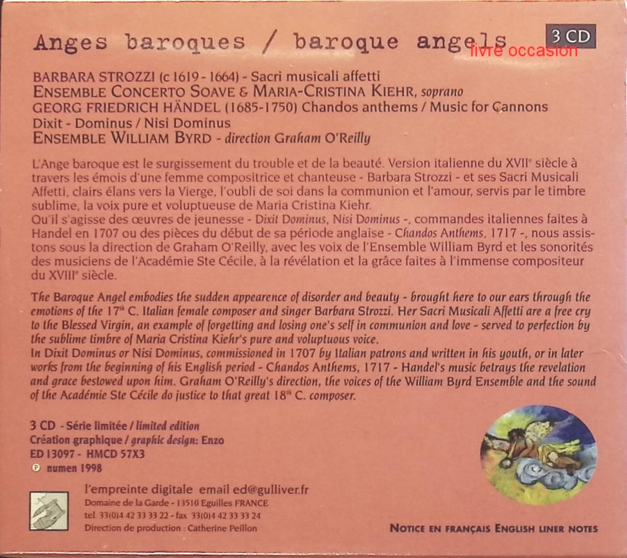 Anges baroques - Artistes divers - CD
