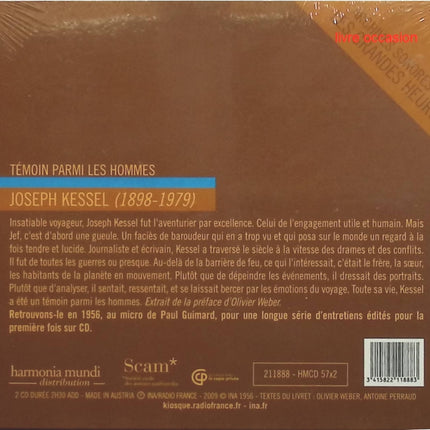 Entretiens Avec Paul Grim - Joseph Kessel - CD