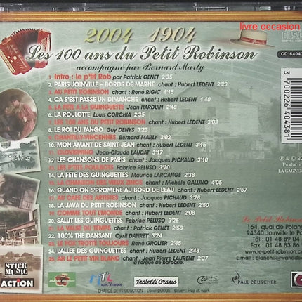 Le Petit Robinson 1904 2004 – Guinguettes En 25 Chansons - CD