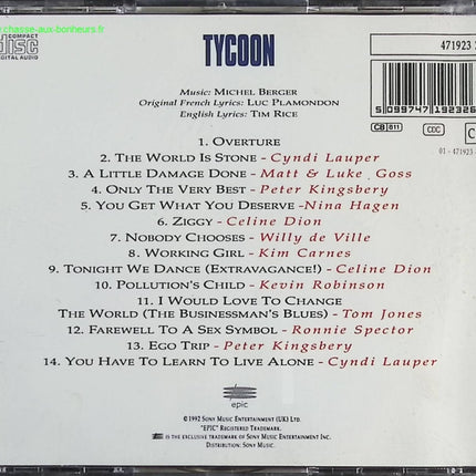 Tycoon - Cyndi Lauper / Matt Goss & Luke Goss a.o. - CD