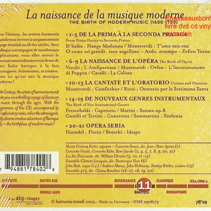 CD La Révolution du Baroque Italien The Italian Baroque Revolution musique baroque italienne Vivaldi Corelli occasion - CD