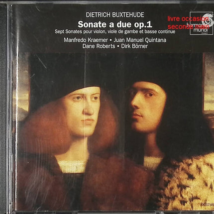 CD musique baroque – Dieterich Buxtehude – Sonate a Due Op.1 – Manfredo Kraemer, Juan Manuel Quintana, Dane Roberts, Dirk Börner - Compact Discs - CD