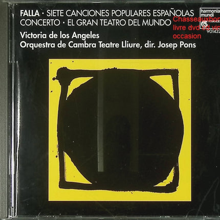 CD musique classique espagnole Falla Siete Canciones Populares Españolas Victoria De Los Angeles Josep Pons occasion - CD