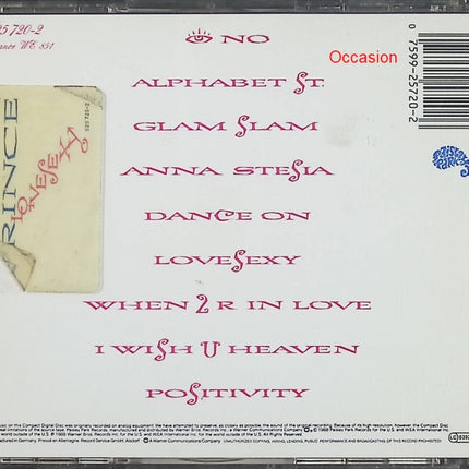 Lovesexy – Prince – Album culte funk rock CD d’occasion - CD