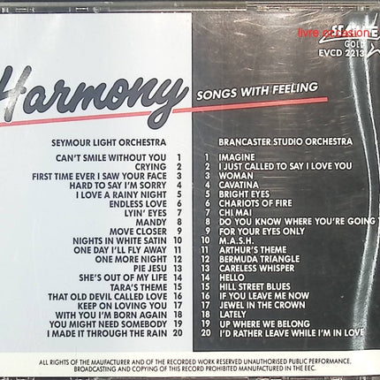 Harmony - Songs With Feeling - CD