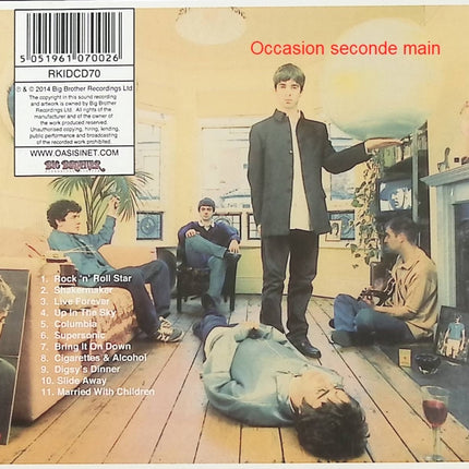 Definitely Maybe Remastered – Oasis | CD rock britannique, album culte des années 1990 et hymnes britpop - CD
