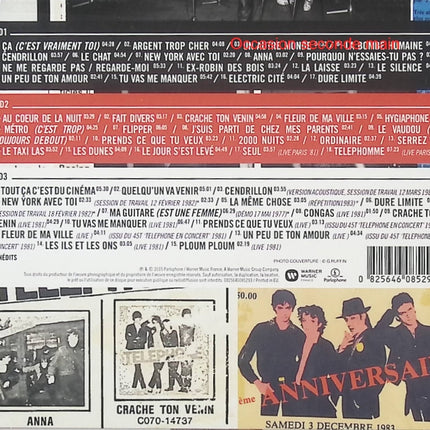 Au Cœur de Téléphone – Le Best Of Coffret 3 CD – Téléphone, compilation rock français, chansons cultes et grands succès du groupe légendaire - CD