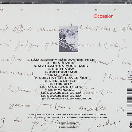 Scene Notebooks - Patricia Kaas - CD