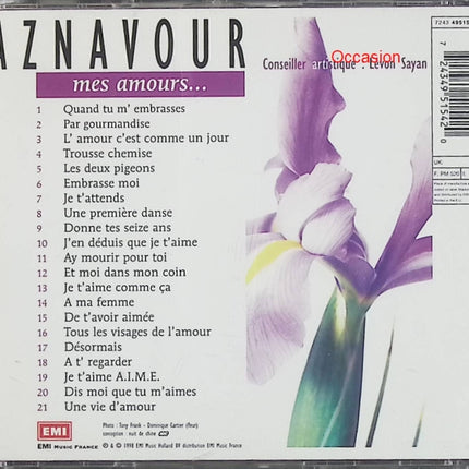 Mes Amours… – Charles Aznavour – Album chanson française CD d’occasion - CD
