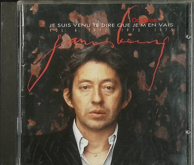 Je suis venu te dire que je m’en vais – Serge Gainsbourg – CD single culte chanson française d’occasion - CD