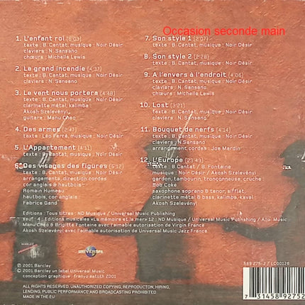 Des visages des figures – Noir Désir | CD rock français alternatif, album culte et chanson française engagée - CD