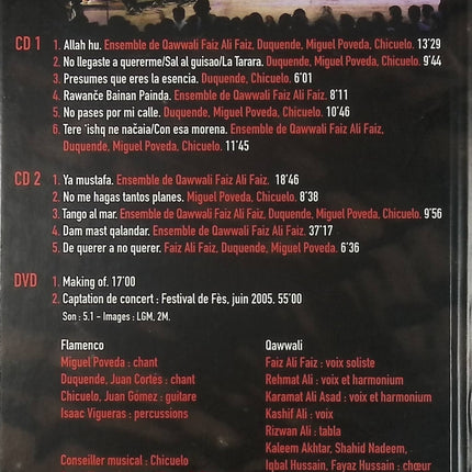 CD Qawwali Flamenco Faiz Ali Faiz musique soufie pakistanaise fusion flamenco world music occasion - CD  + DVD