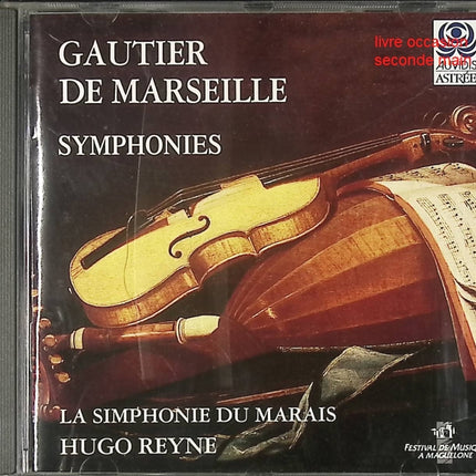 CD symphonies baroques – Symphonie du Marais – Gauthier de Marseille, Hugo Reyne – Musique classique - Compact Discs - CD