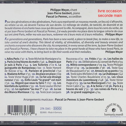 Scene Notebooks - Patricia Kaas - CD