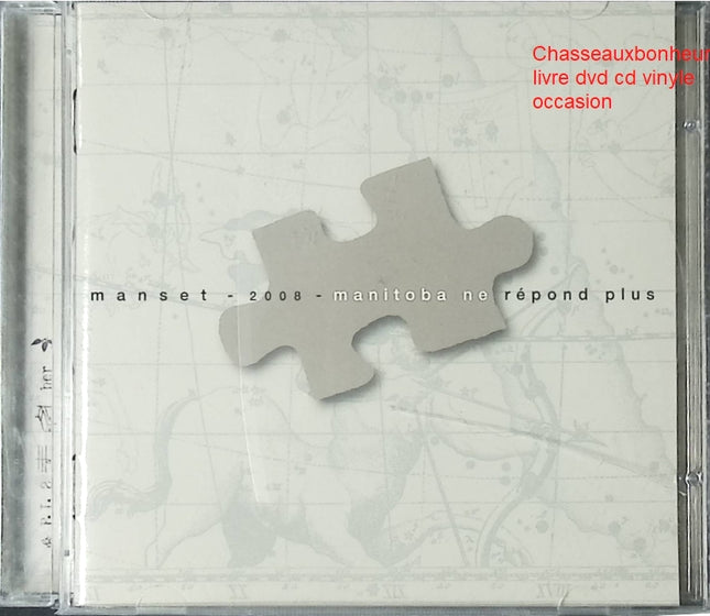 CD Gérard Manset – Manitoba Ne Répond Plus, album chanson française rock poétique et atmosphérique - CD