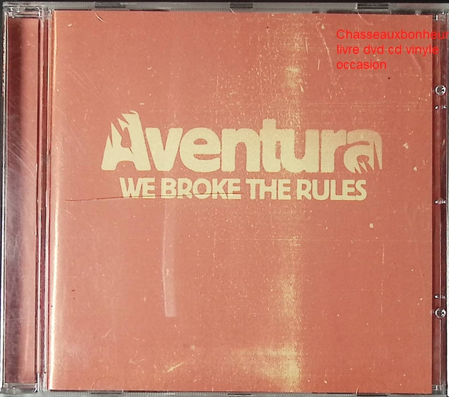 Aventura We Broke The Rules CD album bachata latino R&B occasion - CD