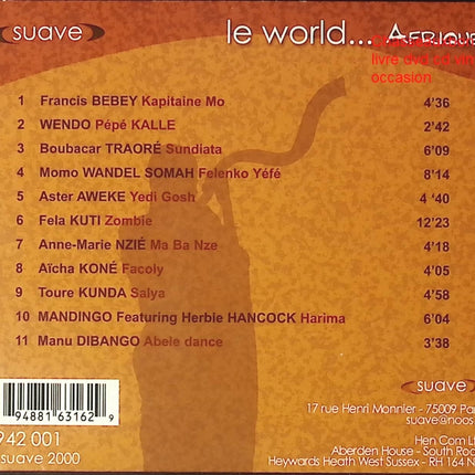 Le World Afrique CD compilation musiques africaines traditionnelles et modernes occasion - CD