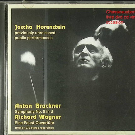 Jascha Horenstein – Bruckner & Wagner – Previously Unreleased Public Performances – Orchestre Symphonique – CD d’occasion - CD