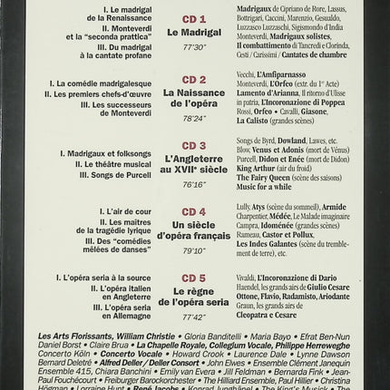 CD musique baroque Une Histoire De La Musique Baroque La Voie Profane interprétation occasion - CD