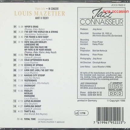 Scene Notebooks - Patricia Kaas - CD