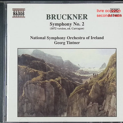 CD symphonie romantique – Bruckner – Symphony Nº2 (1872 Version) – National Symphony Orchestra of Ireland, Georg Tintner - CD