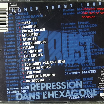 CD Trust – Album éponyme du groupe rock français, hard rock engagé et classique du rock hexagonal - CD
