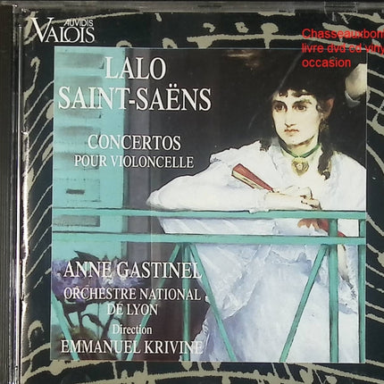 CD musique classique Lalo Saint-Saëns Orchestre National de Lyon Anne Gastinel Emmanuel Krivine Concertos pour Violoncelle occasion - CD