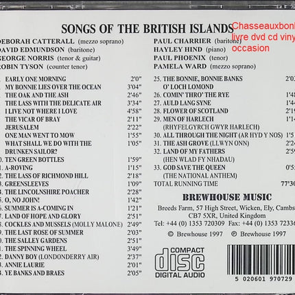 CD musique folk Brewhouse Music Songs of the British Islands traditionnels celtique et britannique occasion - CD