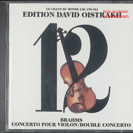 CD musique classique – Concerto pour violon / Double Concerto – David Oistrakh – Interprétation légendaire - Compact Discs - CD