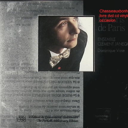 CD musique ancienne Clément Janequin Claudin de Sermisy Francesco Canova da Milano Ensemble Clément Janequin Les Cris de Paris occasion - CD
