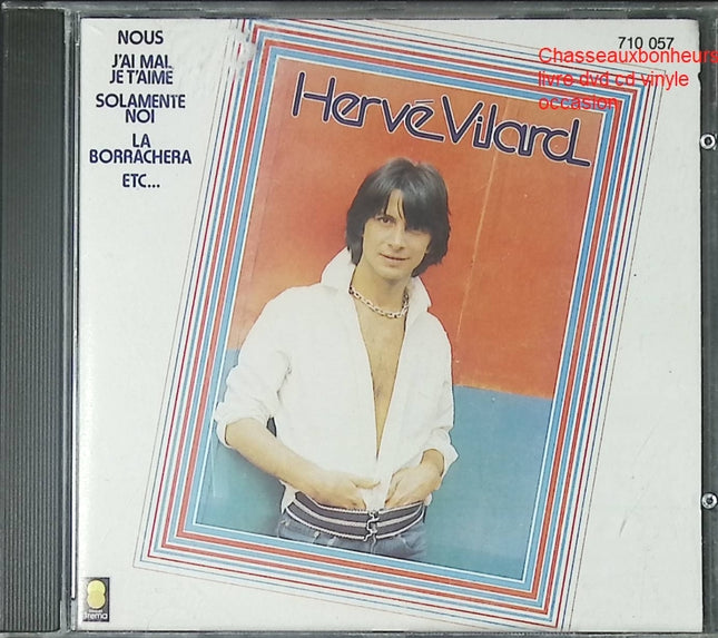 CD Hervé Vilard – Nous, album chanson française, variété romantique et titres intemporels - CD