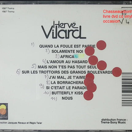 CD Hervé Vilard – Nous, album chanson française, variété romantique et titres intemporels - CD