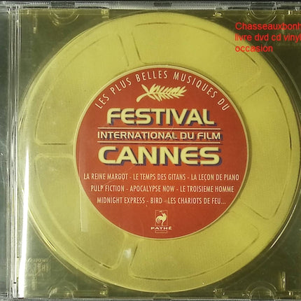 CD Les Plus Belles Musiques du Festival de Cannes, compilation bandes originales de films, musiques de cinéma prestigieuses - CD
