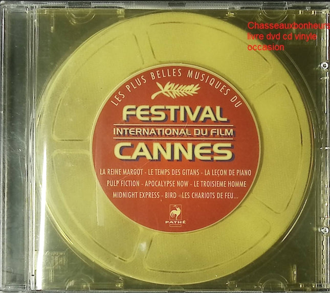 CD Les Plus Belles Musiques du Festival de Cannes, compilation bandes originales de films, musiques de cinéma prestigieuses - CD