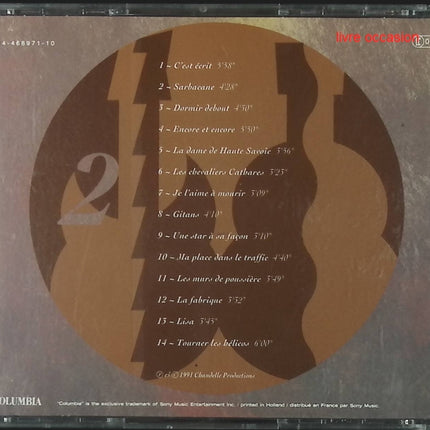 Scene Notebooks - Patricia Kaas - CD