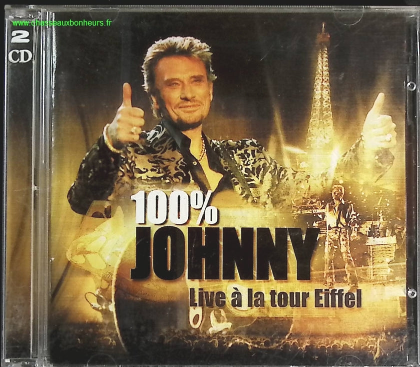 100% Johnny - Live à la Tour Eiffel - Johnny Hallyday - CD