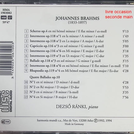 Scene Notebooks - Patricia Kaas - CD