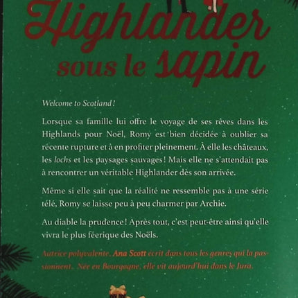 Un highlander sous le sapin - Ana Scott - livre