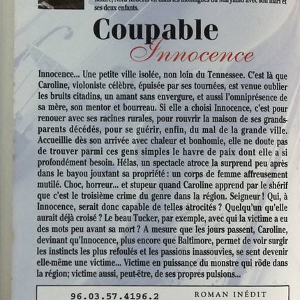Coupable innocence - Nora Roberts - livre
