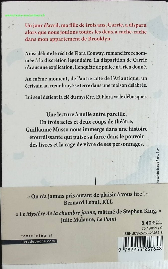 La Vie est un roman - Guillaume Musso - livre