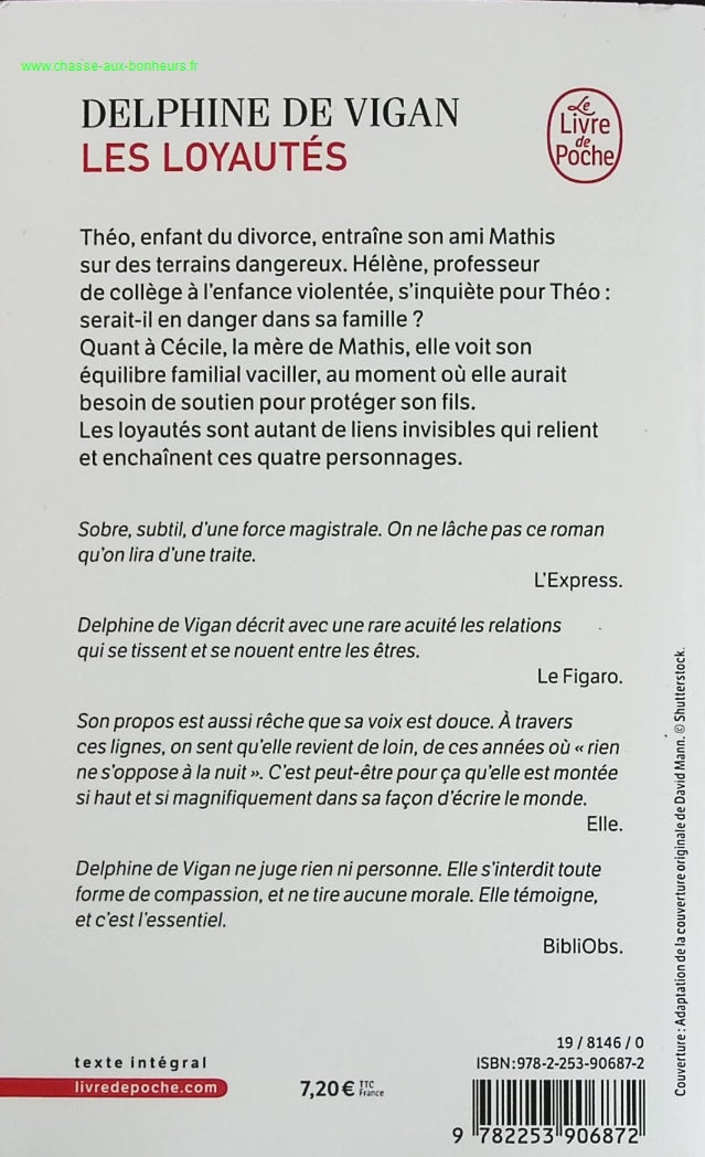 Les Loyautés - Delphine de Vigan - livre