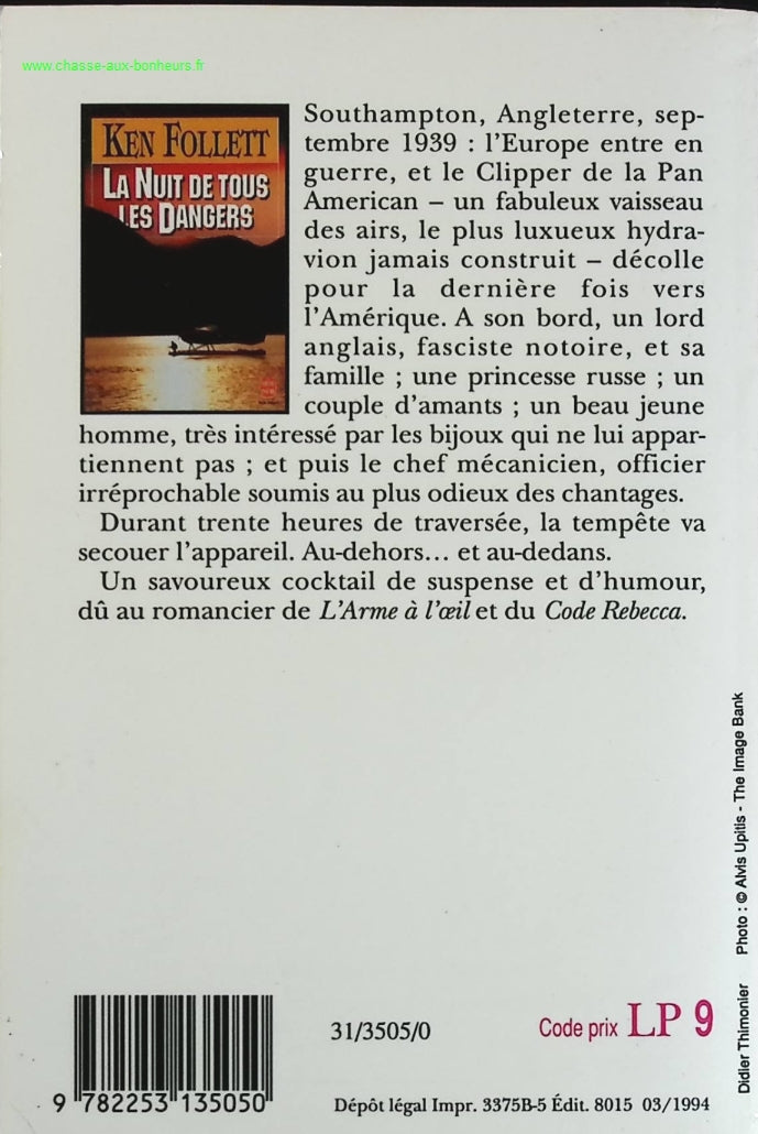 La Nuit de tous les dangers - Ken Follett - livre