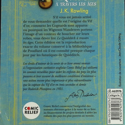 Quidditch im Wandel der Zeit - JK Rowling - Buch