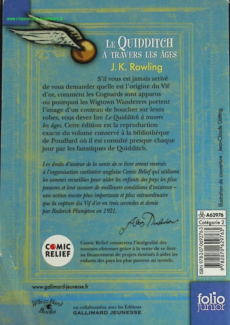 Quidditch im Wandel der Zeit - JK Rowling - Buch