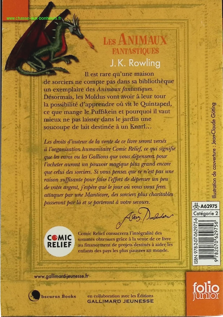 Phantastische Tierwesen - JK Rowling - Buch