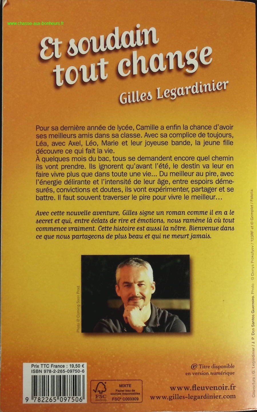 And suddenly everything changes - Gilles Legardinier - book